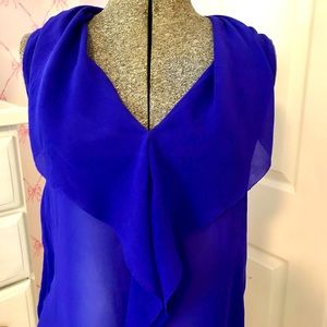 Elegant 100% silk Babaton shell top